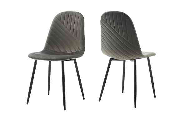 Стілець Яріс чорний/велюр графітовий, G062-15 Київ