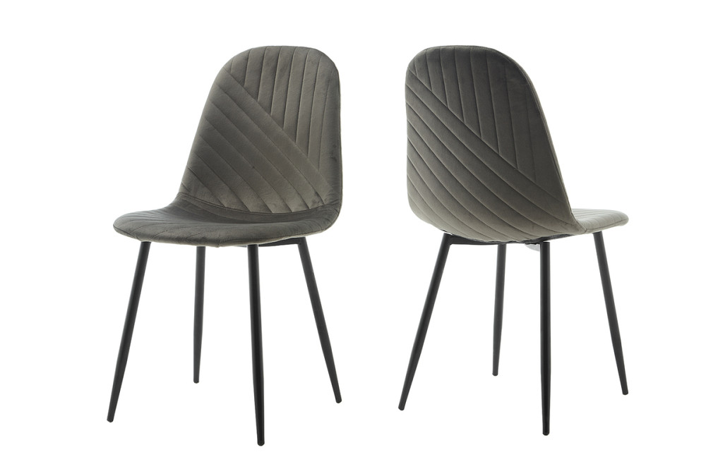 Стілець Яріс чорний/велюр графітовий, G062-15 Київ - фото 2