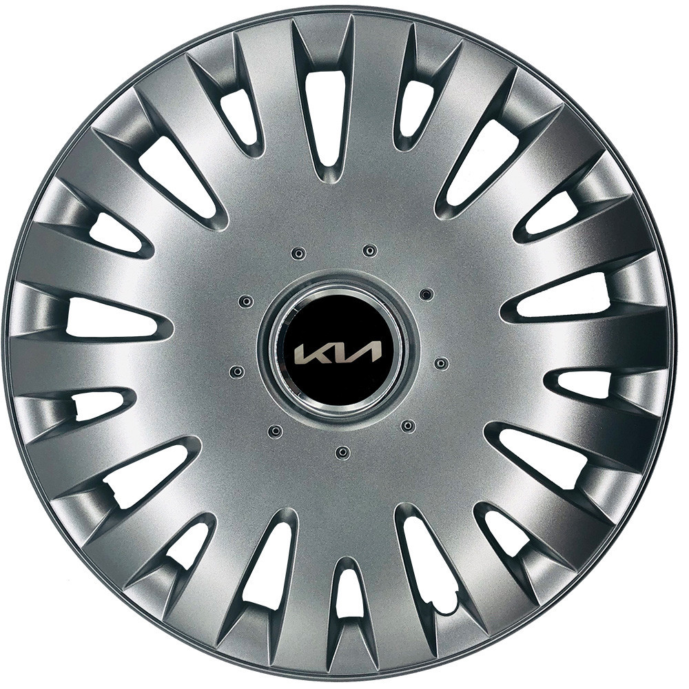 Автомобільні модельні ковпаки R13 Kia NEW 108 4шт, SJS, сріблясті Київ - фото 1