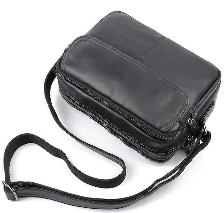 Сумка из натуральной кожи зернистая Черная (Vintage) Киев - изображение 12