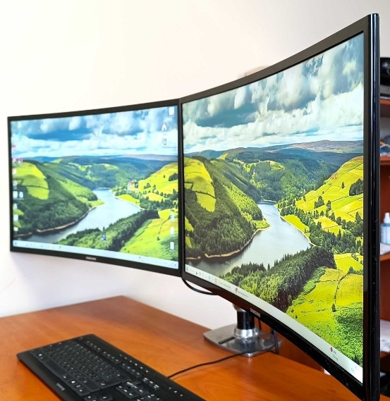 Монітор вигнутий 27" Samsung C27F390FHR/Full HD/LED/60 Гц/HDMI/VGA Київ - фото 7