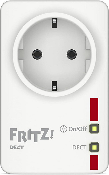 Розетка FRITZ! DECT 200 белая умная DECT-розетка 230V 2300W энергомониторинг таймер совместима с FRITZ!Box Киев - изображение 3