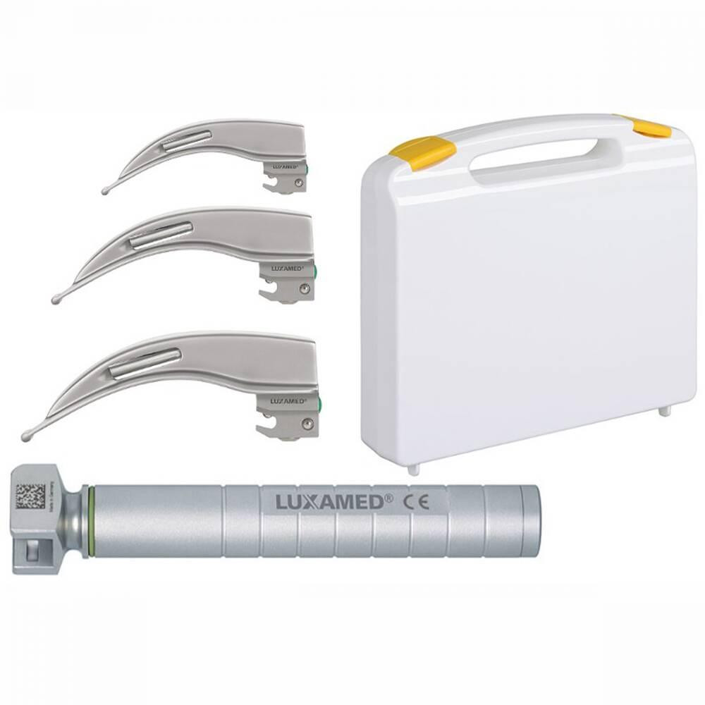 Набір F.O. ларингоскоп педіатричний LED Eco 2,5В + 3 Macintosh клинка Luxamed Дніпро - фото 1