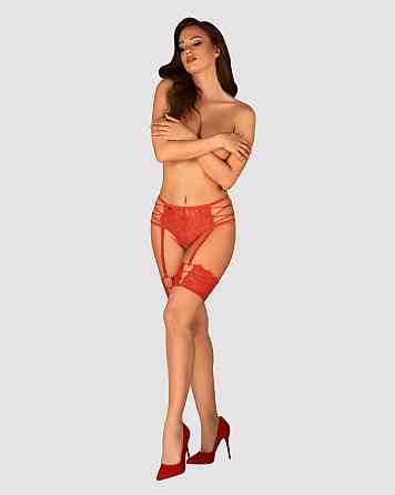 Пояс для панчох Obsessive Rediosa L/XL Sex Aura Київ