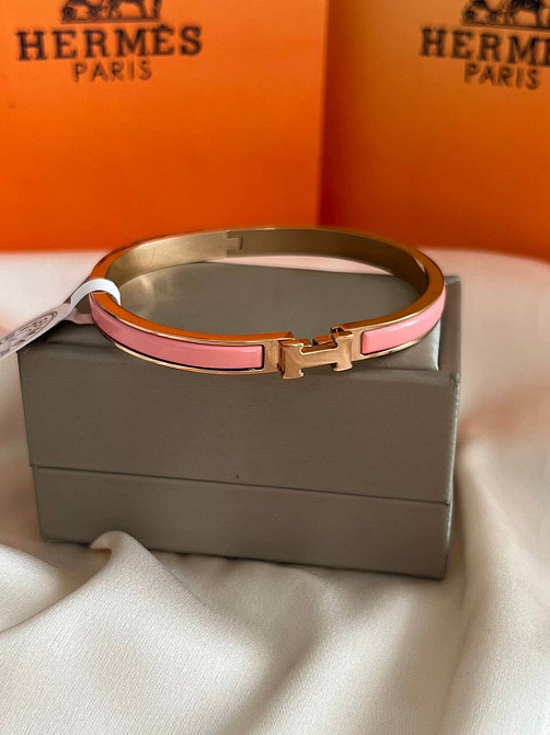 Браслет Hermes покриття золото 18К Одеса - фото 6