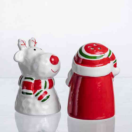 Набір для спецій з порцеляни New Year 2 баночки по 100 мл CR-1-36 Київ