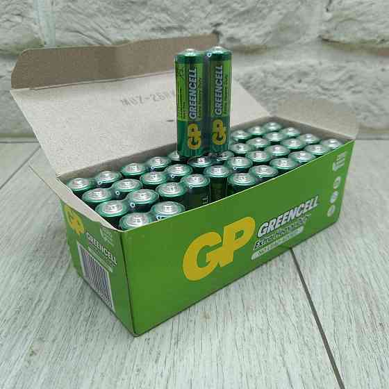 Батарейка сольова R6 GP Greencell 1.5V AA блок батарейок 40шт Харків