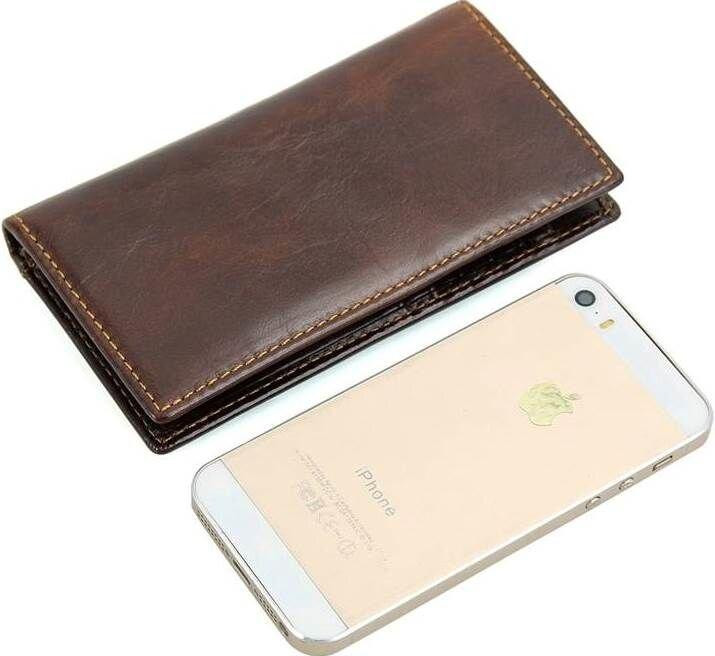 Кредитница шкіряна Коричнева (Vintage) Київ - фото 9