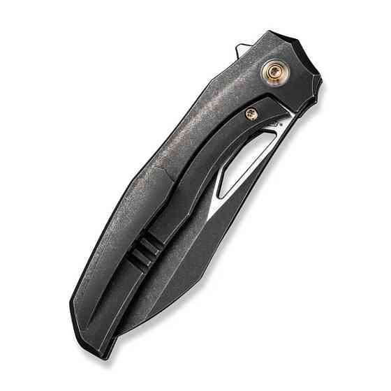 Ніж складаний туристичний WE Knife Ignio Mystery Box, (8.4 см) CPM 20CV / титан 6AL4V чорний Київ