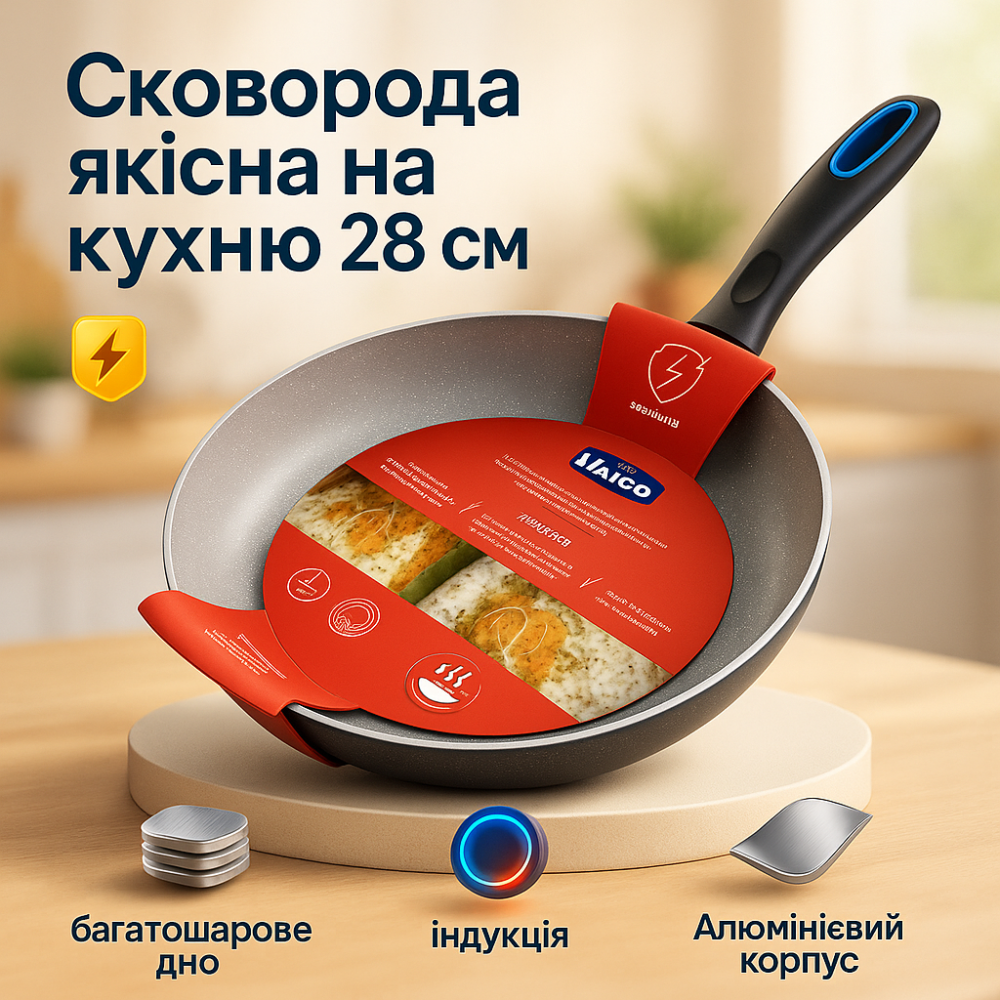 Сковорода для панкейков для индукционной плиты Сковорода приготовления на индукционной плите DV-78 Львов - изображение 17