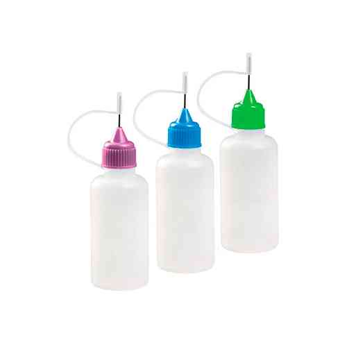 Пляшка пластикова 5шт 20мл із металевим носиком і ковпачком Вінниця