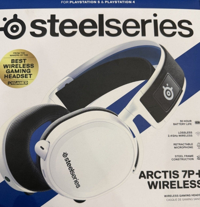 SteelSeries Arctis 7P + for PS5 White. Харків - фото 2