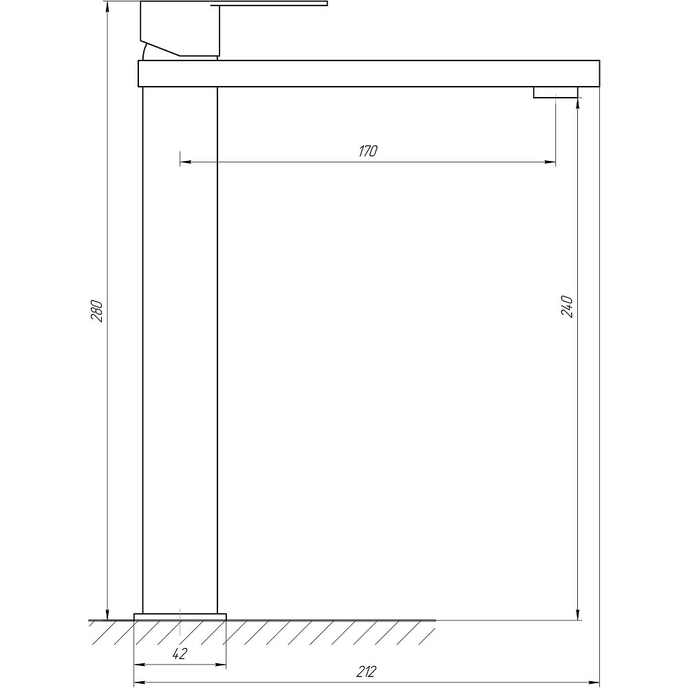Змішувач для умивальника TOPAZ SARDINIA TS 08203-H18 Луцк - изображение 6