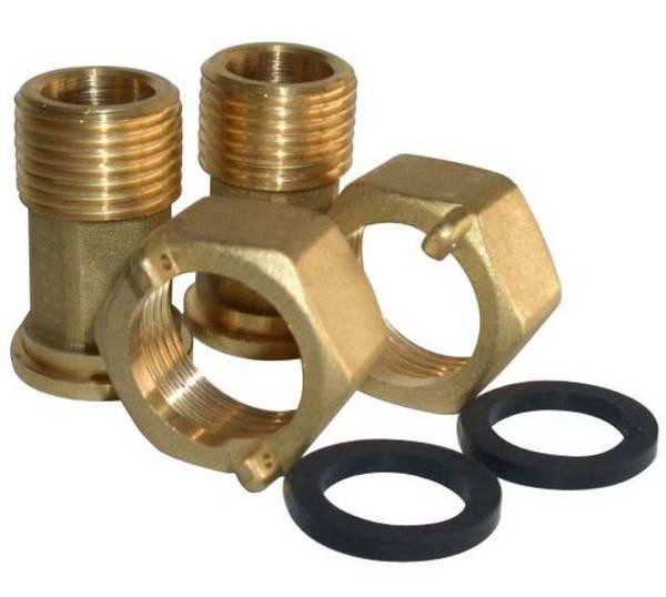 Гайки+штуцера до водоміра DN20(3/4") пара Харків - фото 1