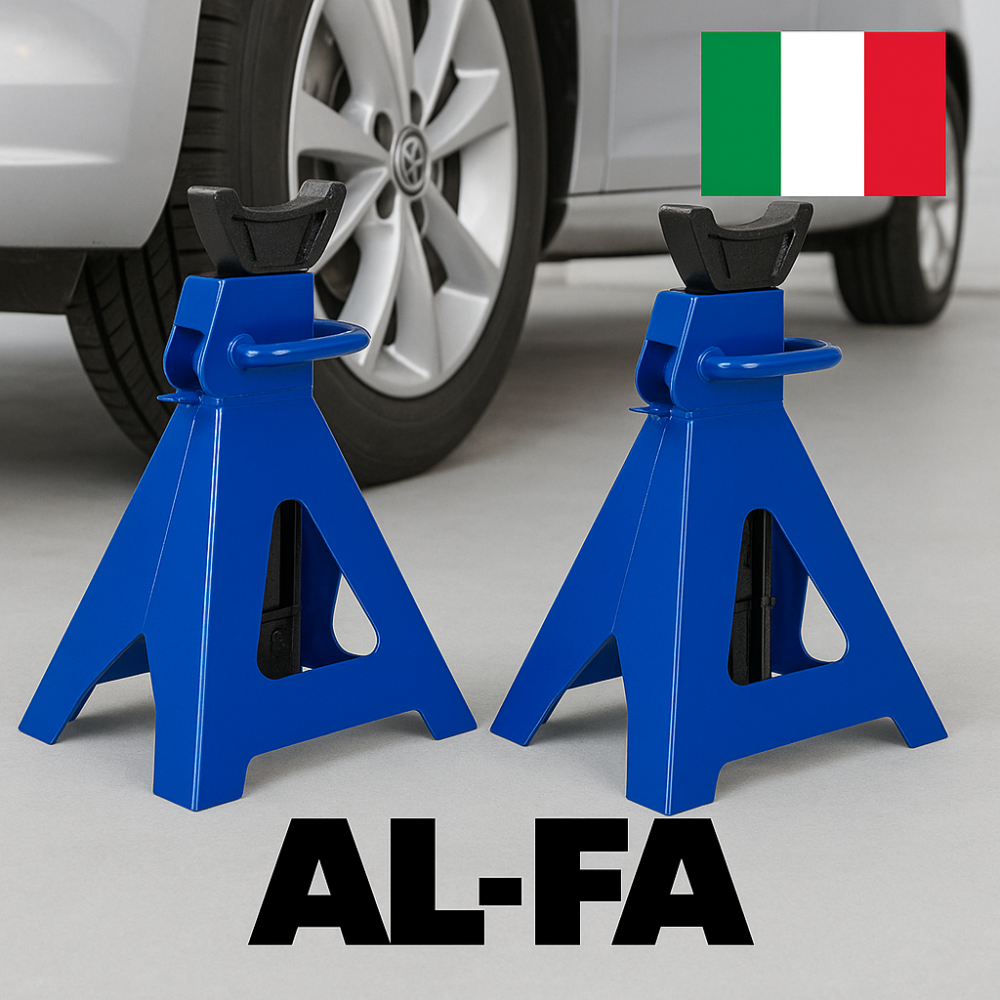 Автомобільні підставки AL-FA 6Т для підіймання автомобіля підставки стійки автомобільні страхувальні стійки 6000кг Львів - фото 1