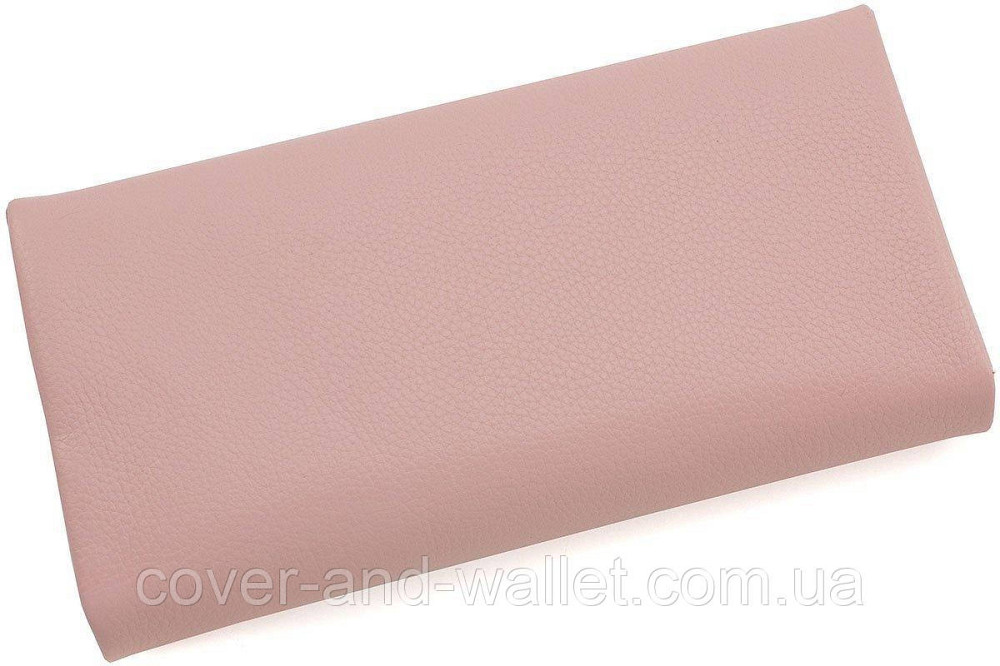 Гарний пудровий жіночий гаманець на кнопці та змійці ST Leather 269 Київ - фото 6