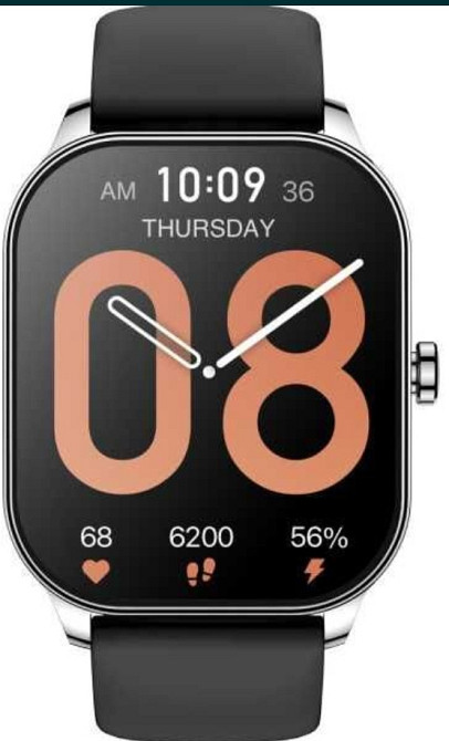 СМАРТ - Часы: Amazfit Pop 3S Silver/ Black. Киев - изображение 2