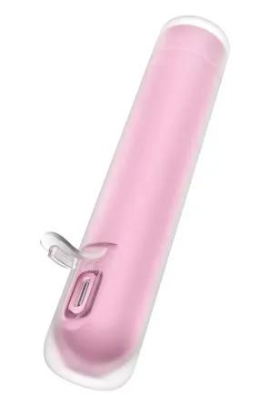 Вакуумний стимулятор Satisfyer First Kiss для клітора, рожевий, 12.5 х 2.5 см Sex Aura Київ