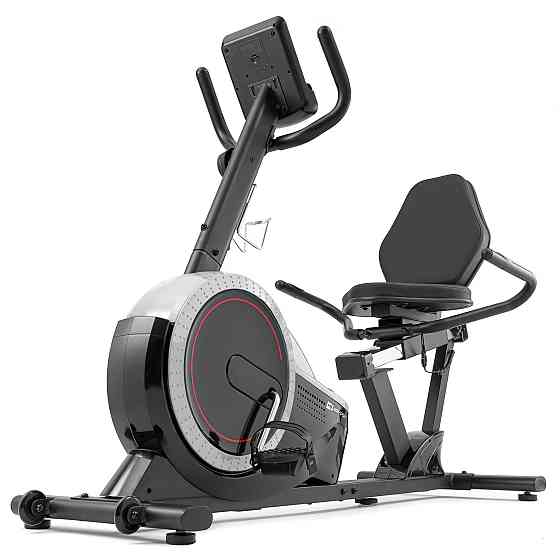 Горизонтальний велотренажер Hop-Sport HS-060L Pulse сріблястий 2020 Київ