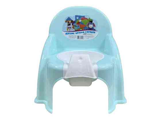 Горщик дитячий мятний крісло 34,5*28*33,5см арт.Chair345/1 ТМ ММ-ПЛАСТ Київ