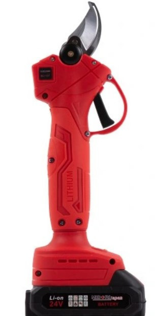 Секатор акумуляторний Midori Japan MJ-137 2x24В 2000 мАг, безщітковий двигун, леза SK5, діаметр різу до 30 мм Одеса - фото 4