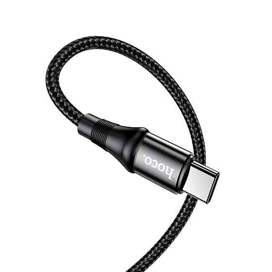 Кабель HOCO X50 Type-C to Type-C Exquisito 100W charging data cable(L=2M) Black Київ