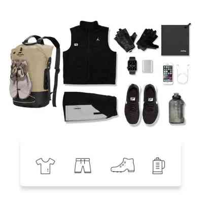 Рюкзак туристический Naturehike водонепроникний NH21FSB04, 20л, бежевий (6927595788202) Вінниця