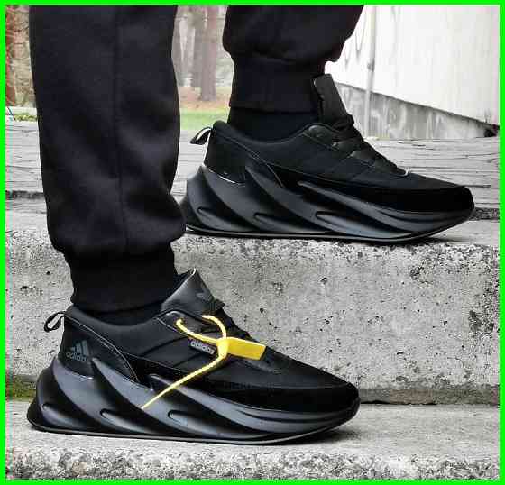 Кроссовки Adidas $harks Мужские Адидас Черные Акулы Замшевые (размеры: 41,42,43,44,45) Днепр