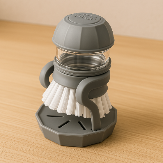 Щітка для миття посуду Кухонна щітка-дозатор для мийного засобу Київ