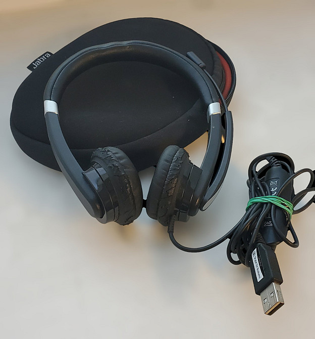 Провідні навушники Jabra UC Voice 550 MS Duo (Б клас) Луцьк - фото 1