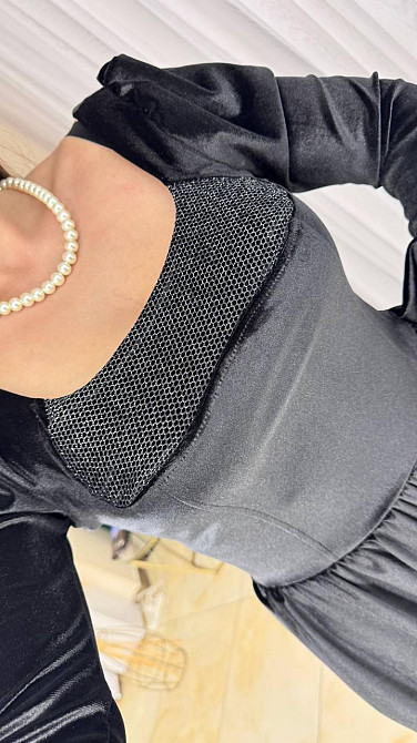 Женское праздничное элегантное корсетное платье из королевского бархата Одесса - изображение 7