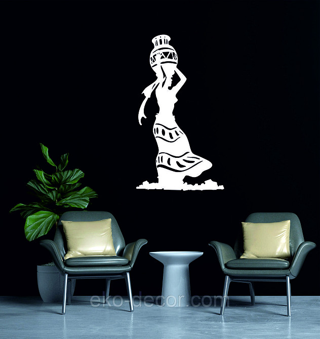 Декоративное настенное Панно «Индийка», Декор на стену 50*34 см, Белый Киев - изображение 3