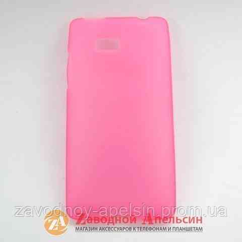 HTC Desire 600 захисний чохол Cover pink Одеса