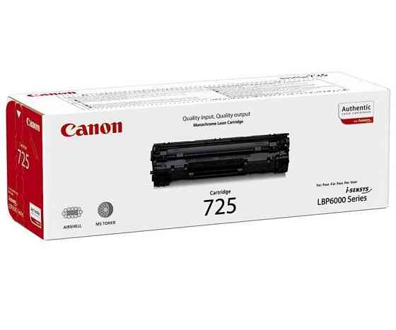 Картридж Canon 725 LBP-6000/6020/MF3010 (3484B002) Black Харків