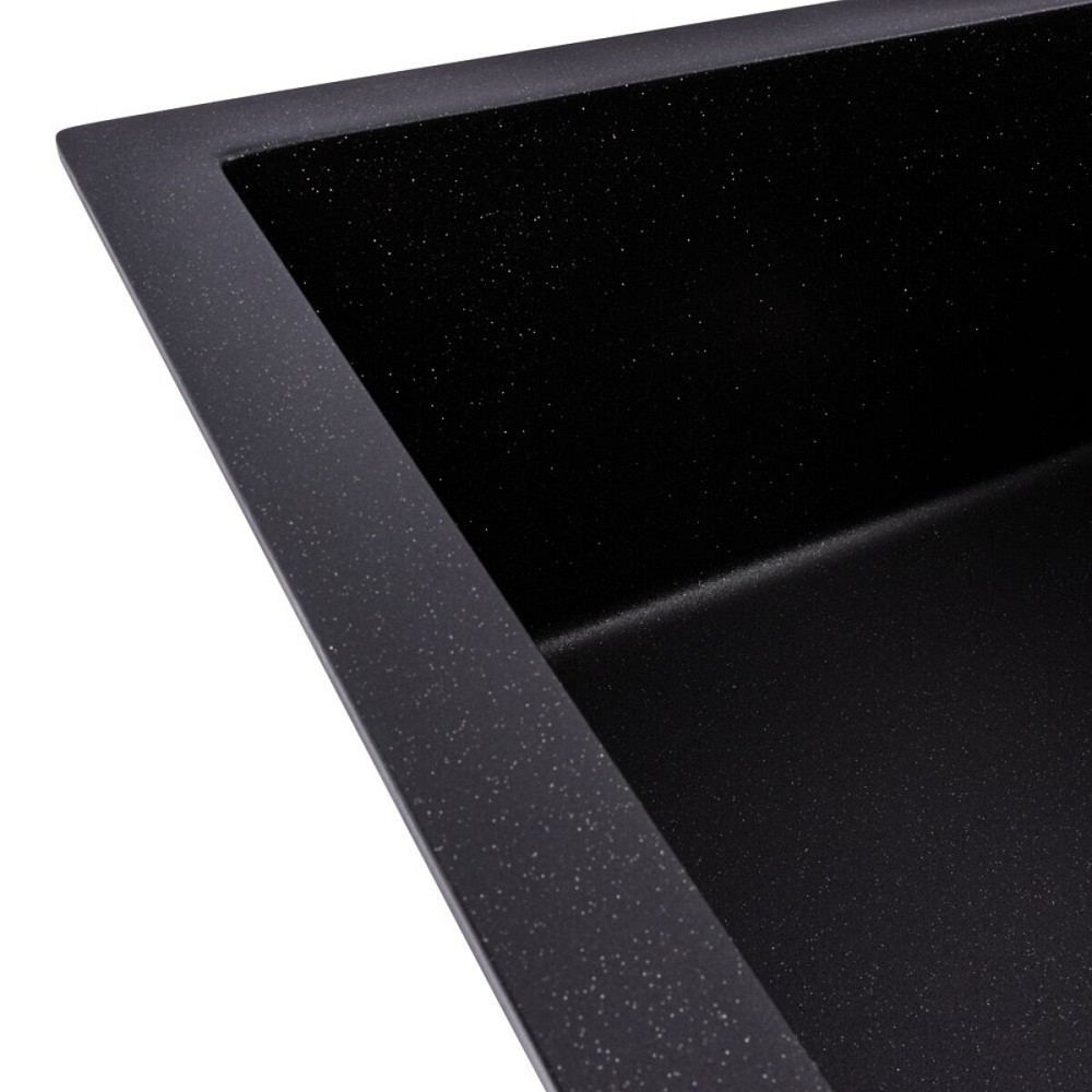 Гранітна матова мийка VALESO MAGNUM 7950 (Чорний металік) Коломыя - изображение 4