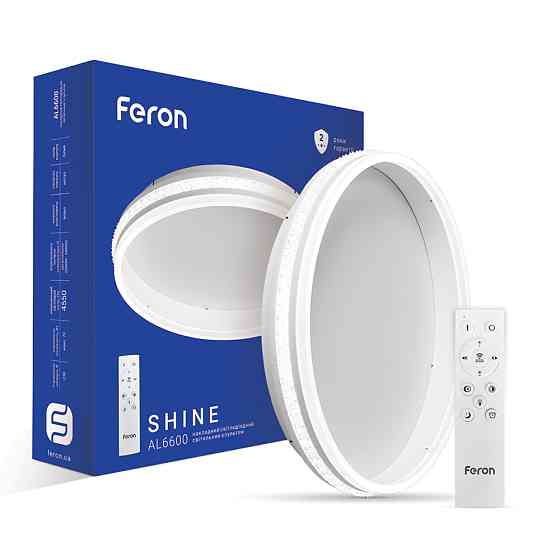 Світлодіодна накладна люстра Feron AL6600 SHINE 70Вт білий Харків