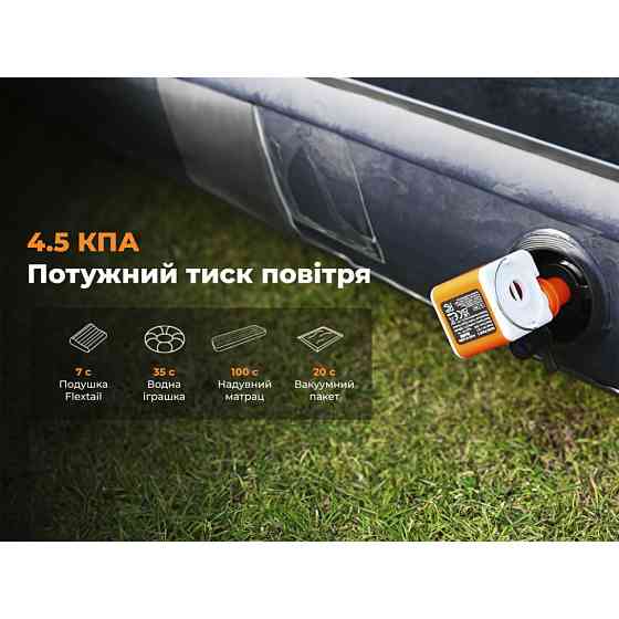Насос кемпінговий Vollyc Ezy Pump by Flextail, помаранчевий Киев
