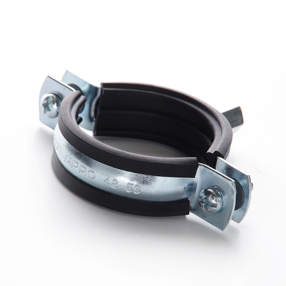 Хомут трубний 75-80мм 2 1/2" з гайкою M8 APRO Житомир