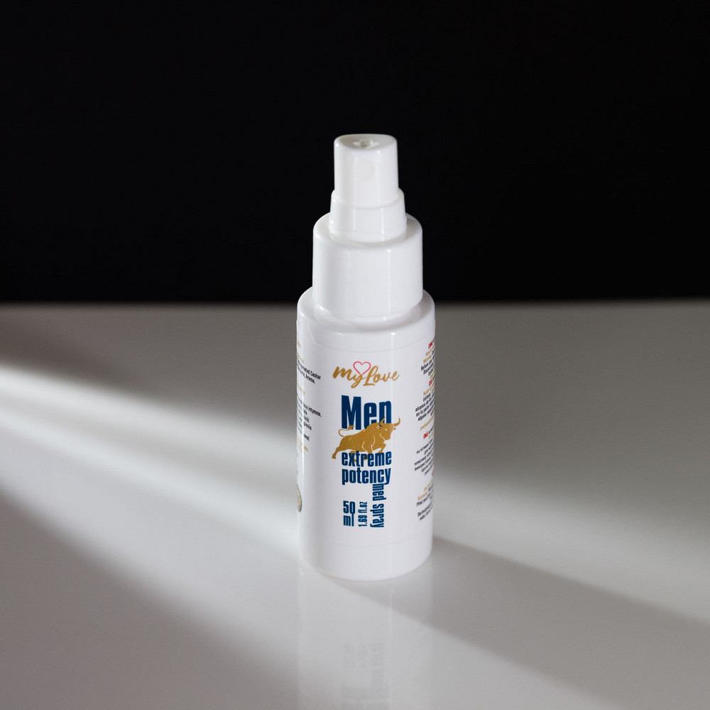 Інтимний спрей-лубрикант для чоловіків - MyLove Man Extreme Potency Med Spray, 50 мл Sex Aura Київ - фото 8