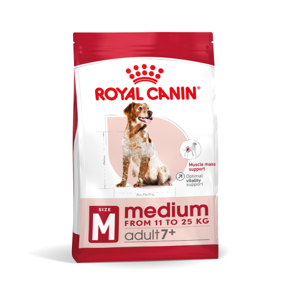 Корм для дорослих собак середніх порід віком ROYAL CANIN MEDIUM ADULT 7+(від 7 років) 15 кг Київ
