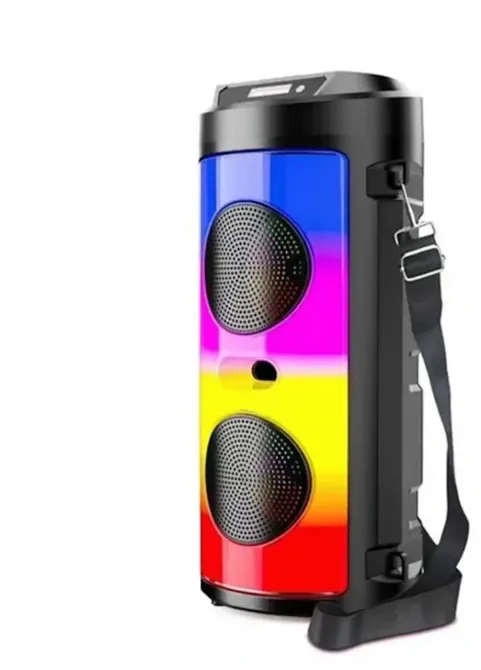 Портативная Bluetooth колонка ZQS4248, USB/TF/FM, LED подсветка, мощный звук для дома и улицы Одесса - изображение 7