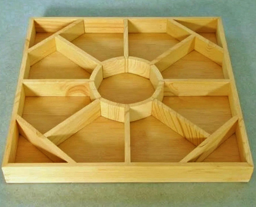 Менажница деревянная 