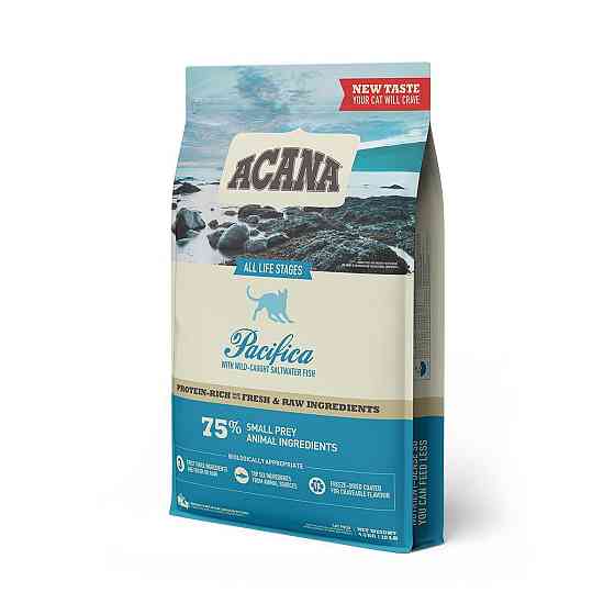 Acana Pacifica Cat (Акан Пасифіка Кет) сухий корм для котят і кішок усіх порід 0,34 кг. Запоріжжя