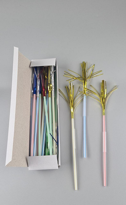 Трубочка для напоїв з гофрою "Пальма" 50шт Харків - фото 3