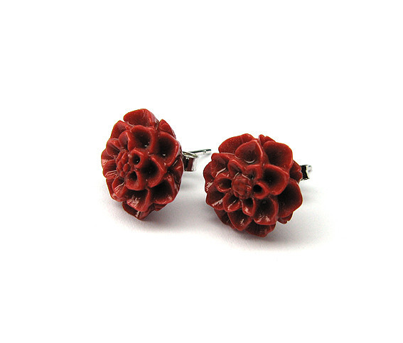 Серьги женские Хризантема Киев - изображение 1