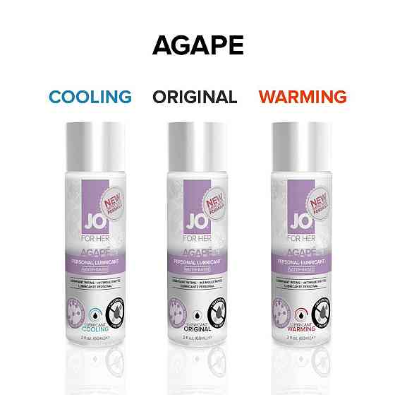 Смазка на водной основе JO AGAPE — ORIGINAL (120 мл) без глицерина, гликоля и парабенов Sex Aura Киев