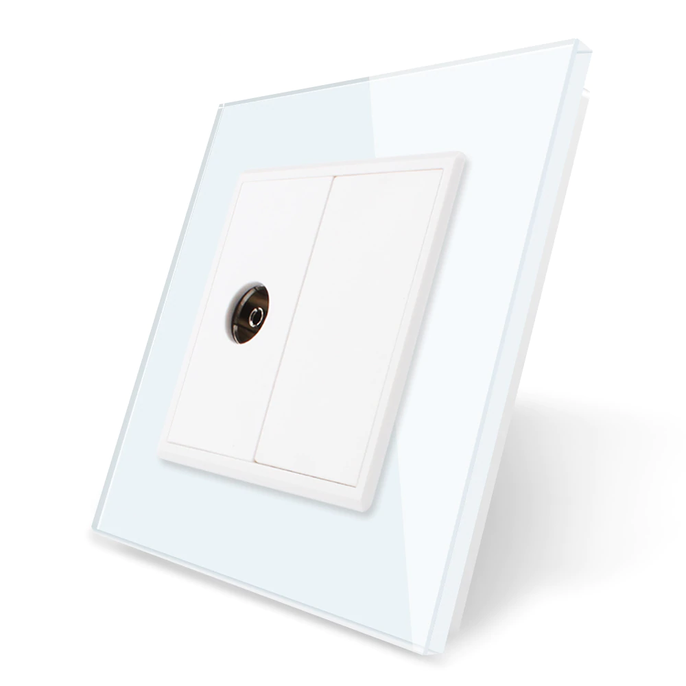 LIVOLO Розетка телевізійна Livolo білий скло (VL-C791V-11) Коломия - фото 4