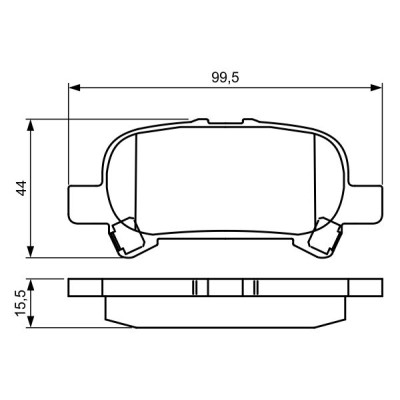 Тормозные колодки Bosch 0 986 495 322 Винница - изображение 1
