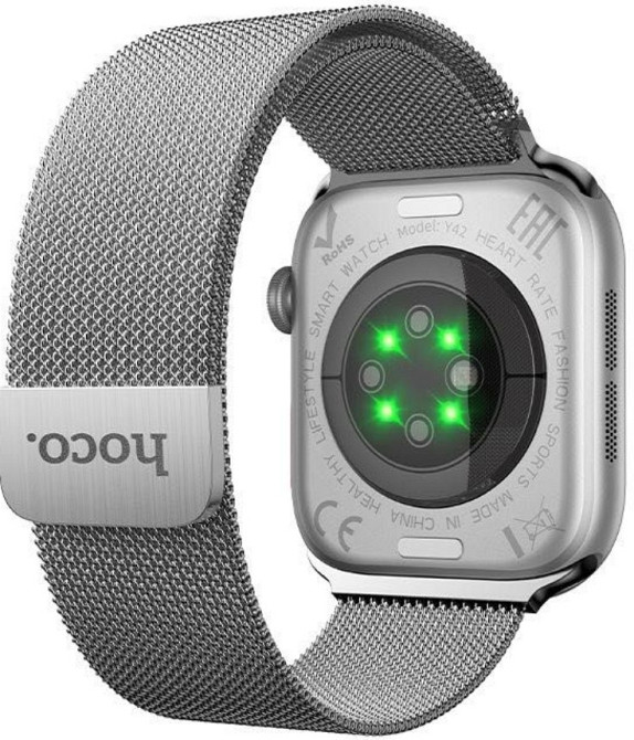 Смарт годинник HOCO Y42 Bluetooth дзвінки 2.01 2 ремінці. Харків - фото 1
