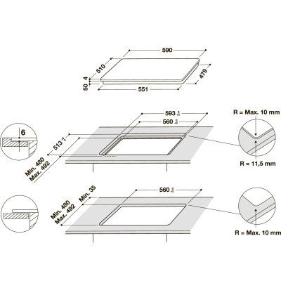 Варочна поверхня Whirlpool WBB8360NE Вінниця - фото 7